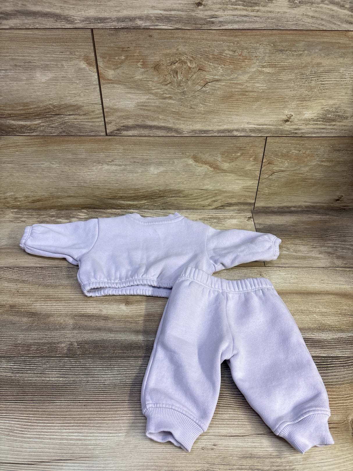 Cloud Island 2pc Love Bug Sweatshirt & Joggers Set Purple sz Newborn