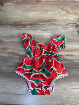 Shein Watermelon Bubble Romper Red sz 6m