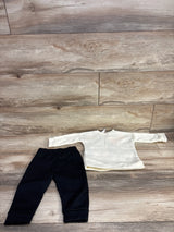Disney Junior 2pc Minnie Mouse Sweatshirt & Jogger Set Cream sz 12m
