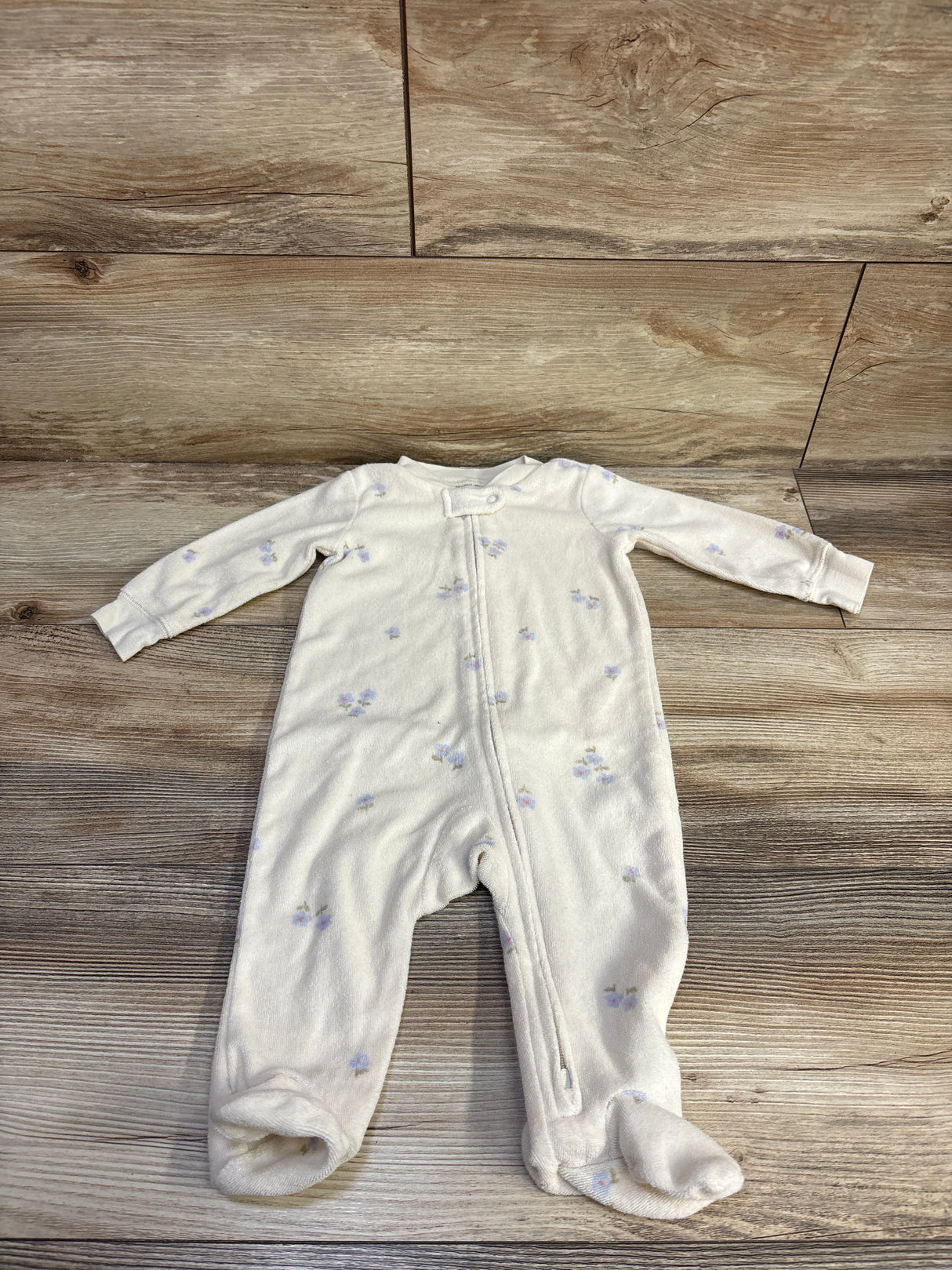 Carter's Terry Cloth Sleeper Ivory sz 6m