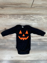 Monag Pumpkin Face Bodysuit Black sz 3-6m - Me n Mommy To Be