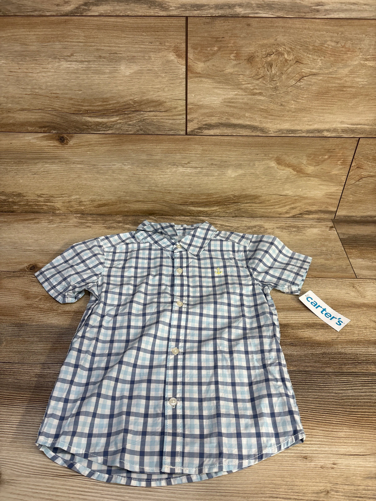 NEW Carter's Button-Up Shirt Blue sz 4T