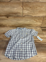 NEW Carter's Button-Up Shirt Blue sz 4T