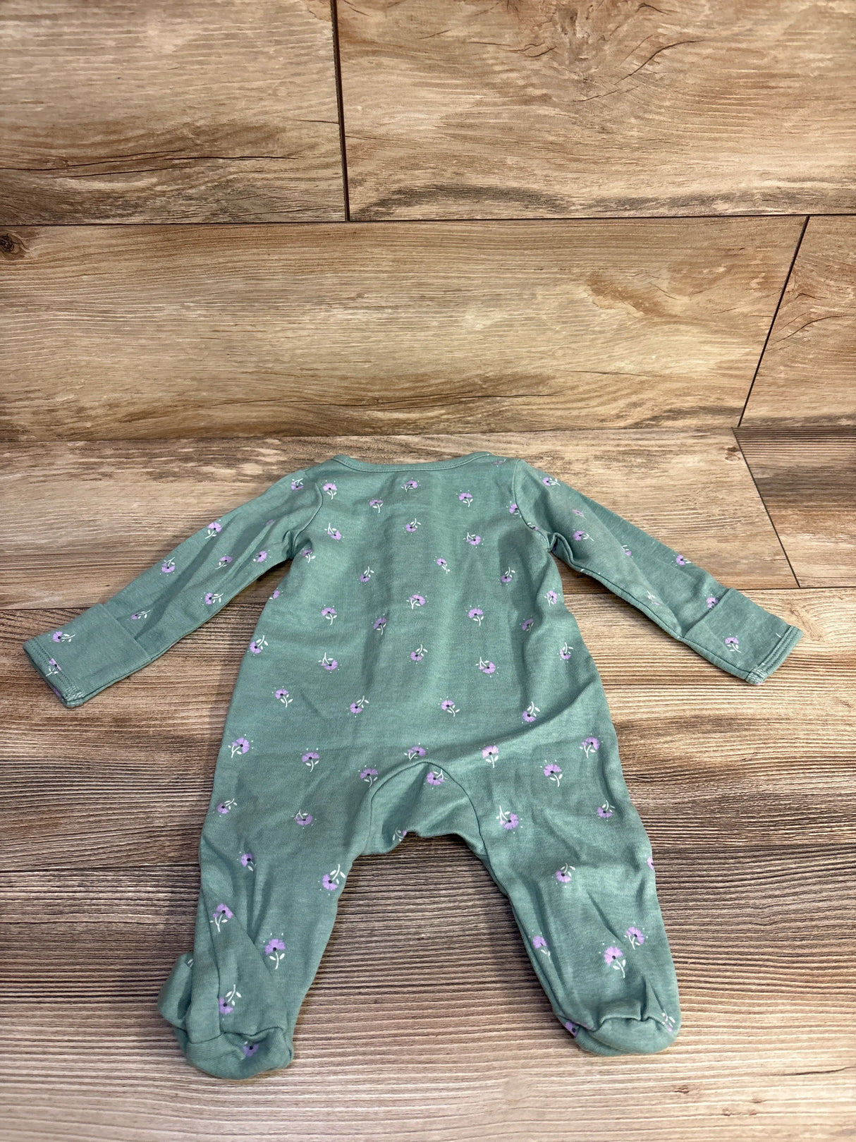Just One You Floral Sleeper Green sz 3m - Me n Mommy To Be