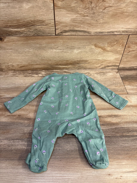 Just One You Floral Sleeper Green sz 3m - Me n Mommy To Be