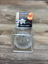 NEW Tommee Tippee Natural Start Baby Bottle Nipples - Fast Flow - 2pk