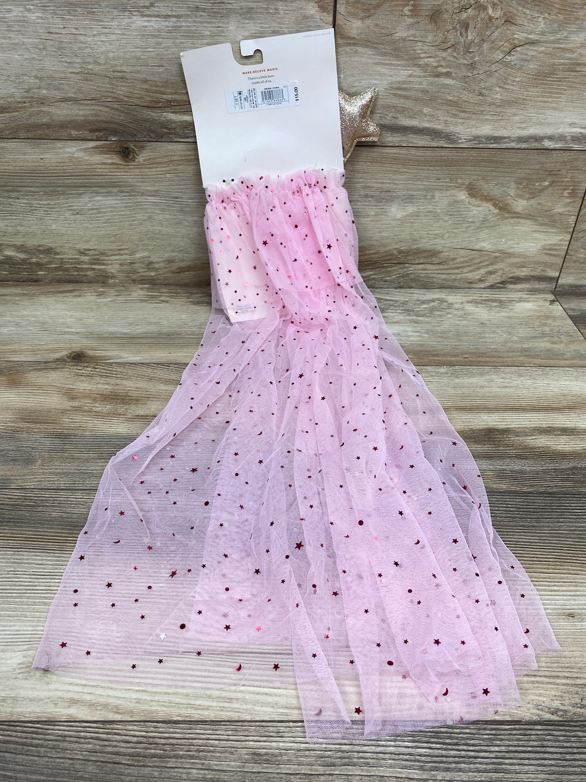 NEW Cat & Jack Dress-Up Fun 3pc Headband, Cape, & Wand Set Ages 3+