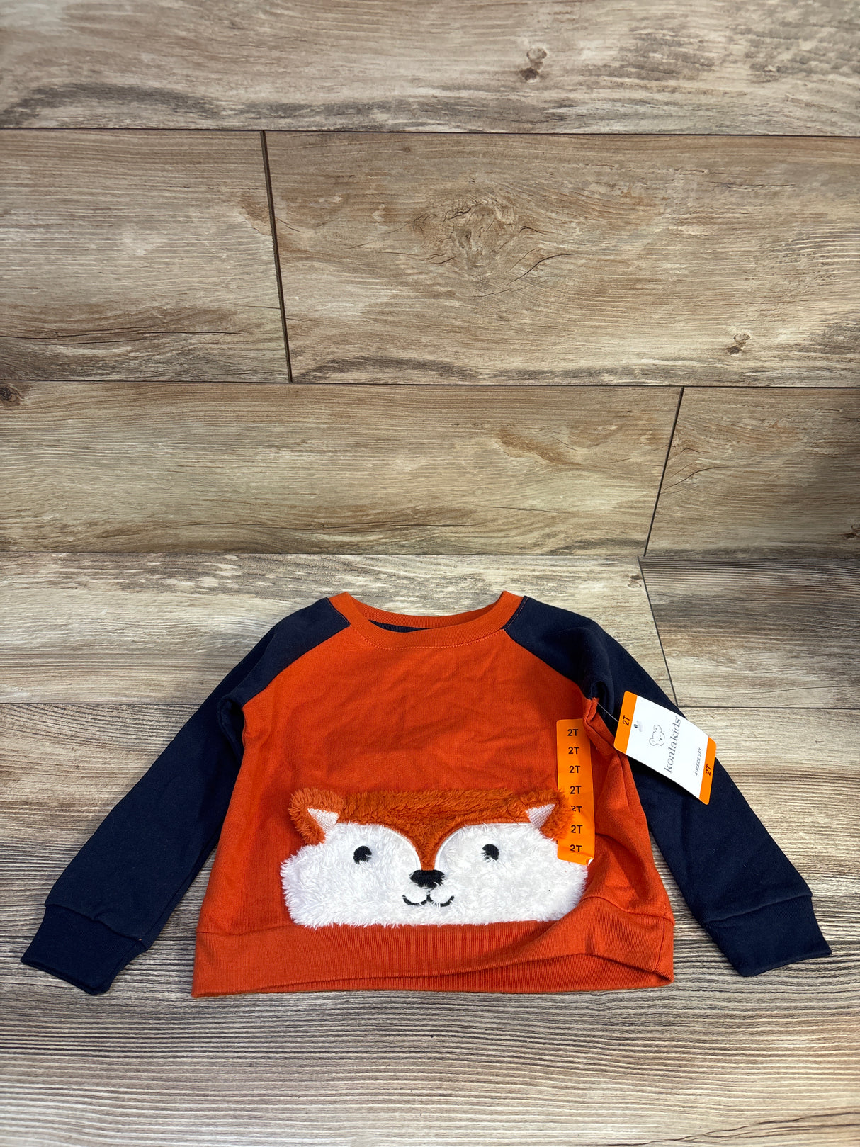 NEW Koala Kids Fox Pullover Sweatshirt Navy sz 2T