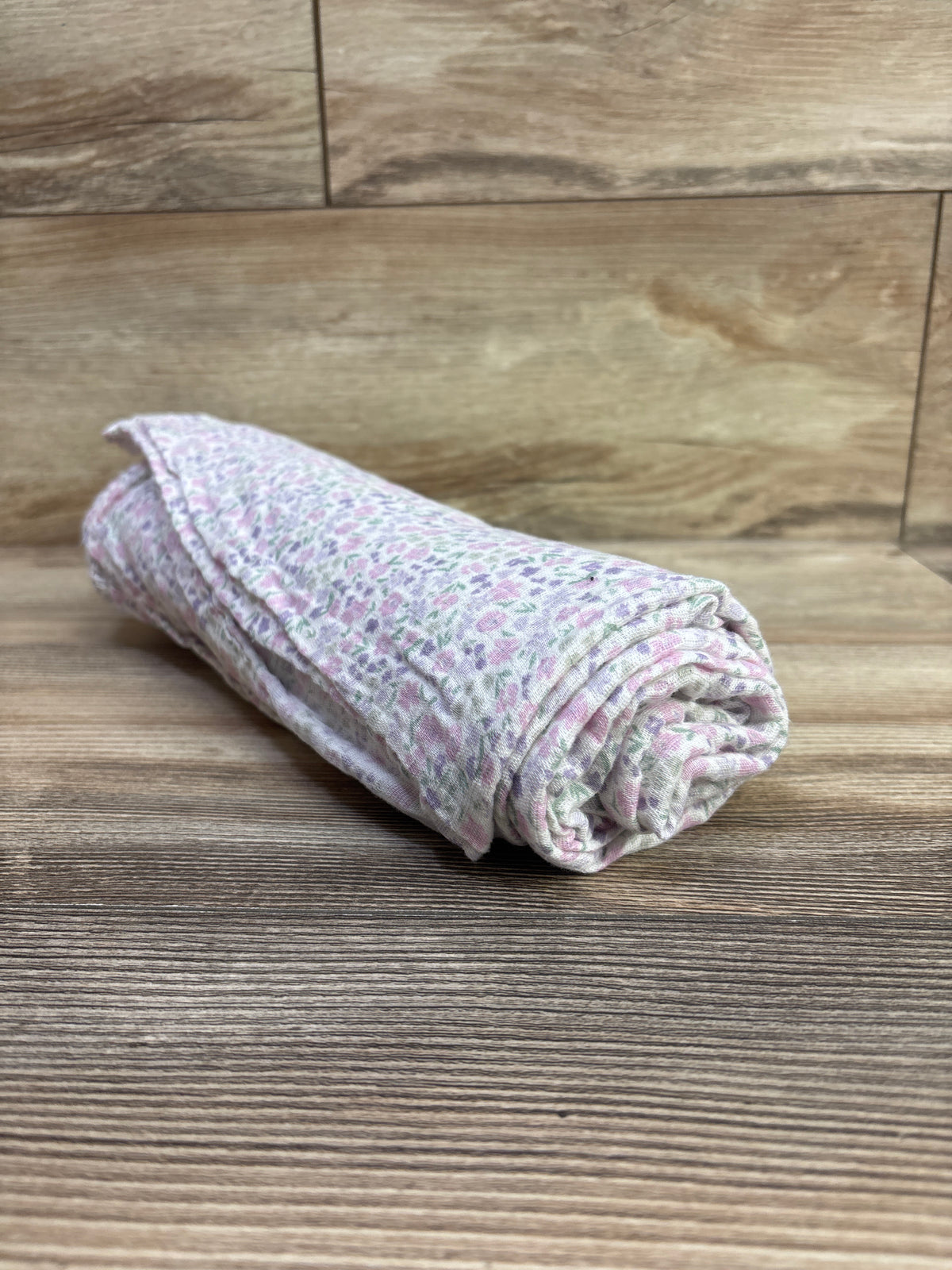 Carter's Muslin Swaddle Blanket Floral White ~ 47'' x 47''
