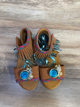 Disney Store Pocahontas Costume Sandals Brown sz 11/12c