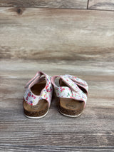 Wonder Nation Floral Sandals White sz 2c