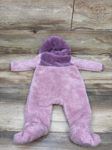 Eddie Bauer Fleece Hooded Pram Pink sz 3/6m