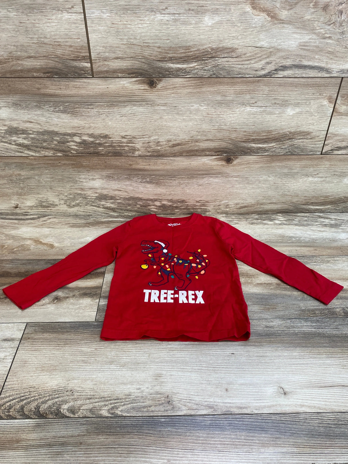 Oshkosh Tree-Rex Shirt Red sz 4T