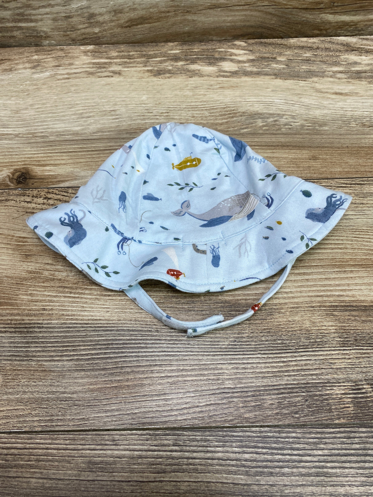 Angel Dear Bamboo Sunhat Deep Blue Explorer Sz 0-6m