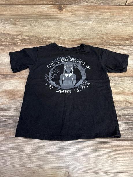 Wednesday Graphic T-Shirt Black sz 4-5T - Me n Mommy To Be