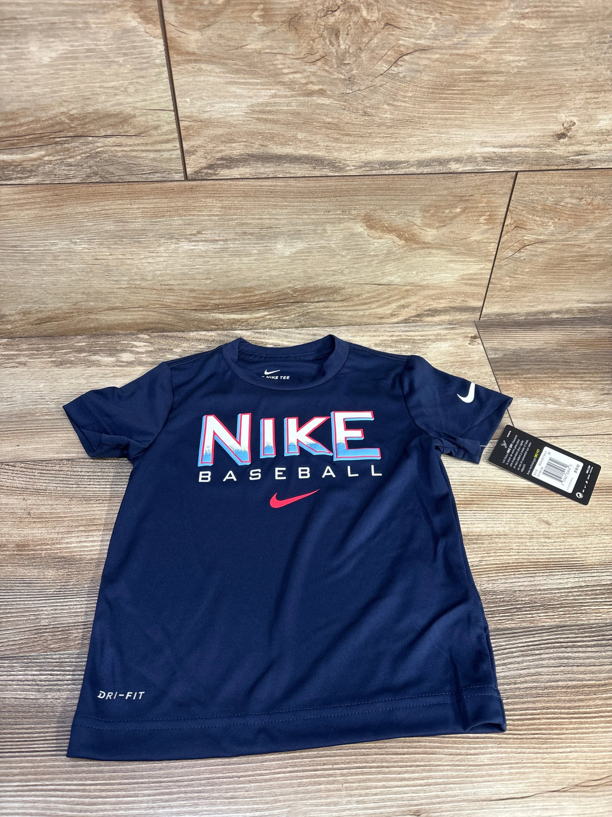 NEW Nike Baseball Dri-Fit Shirt Navy sz 2T