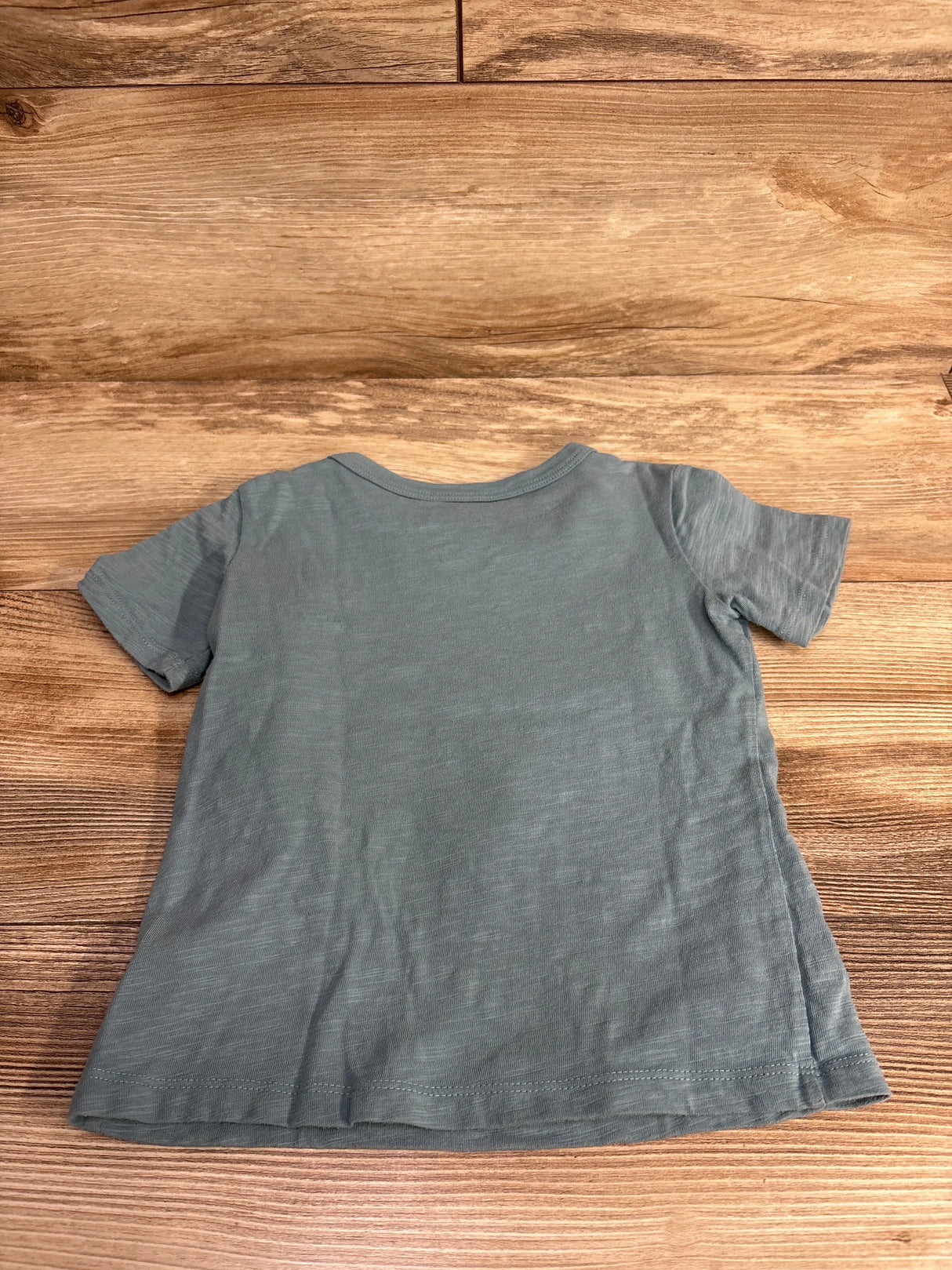 Little Co Beach Print Shirt Light Blue sz 2T