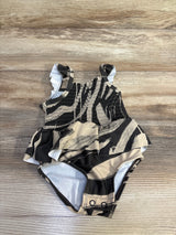 Carter's 1pc Smocked Swimsuit Brown sz 6m