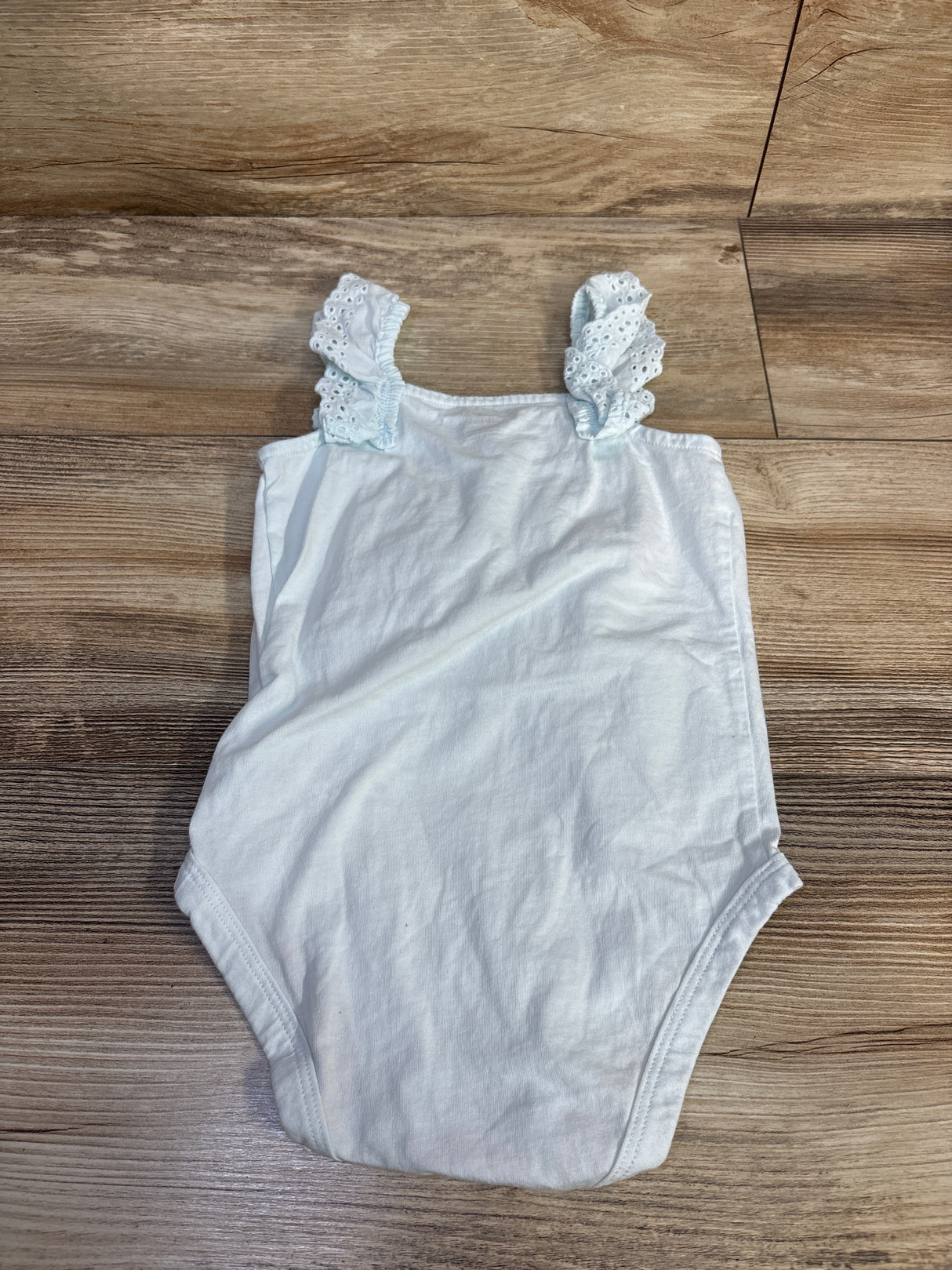 Carter's Eyelet Bodysuit Blue sz 18m