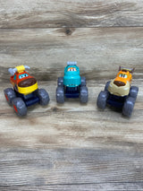 Monster Trucks 3Pk Big Wheel Animal Car