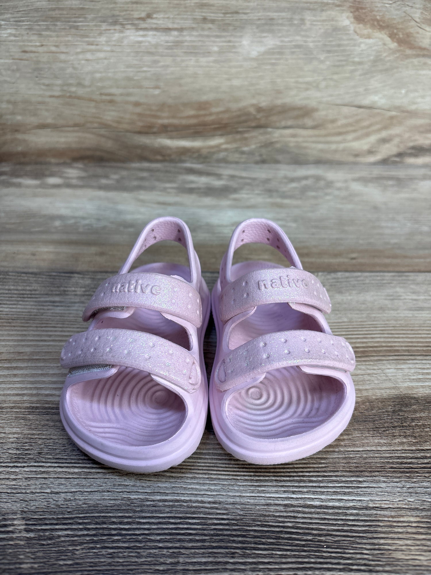 Native Chase Bio-Bling Sandals Pink sz 4c