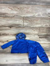 Athletic Works 2pc Hoodie & Pants Blue sz 3-6m