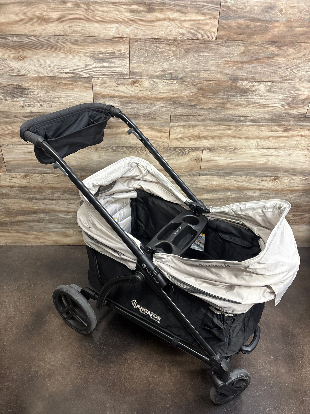 Baby Trend Navigator 2-in-1 Stroller Wagon in Dash Black
