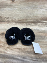 NEW UGG Fluff Yeah Slides Black sz 0-1c