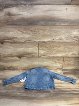 NEW OshKosh Heart Denim Button Up Jacket Blue sz 3T