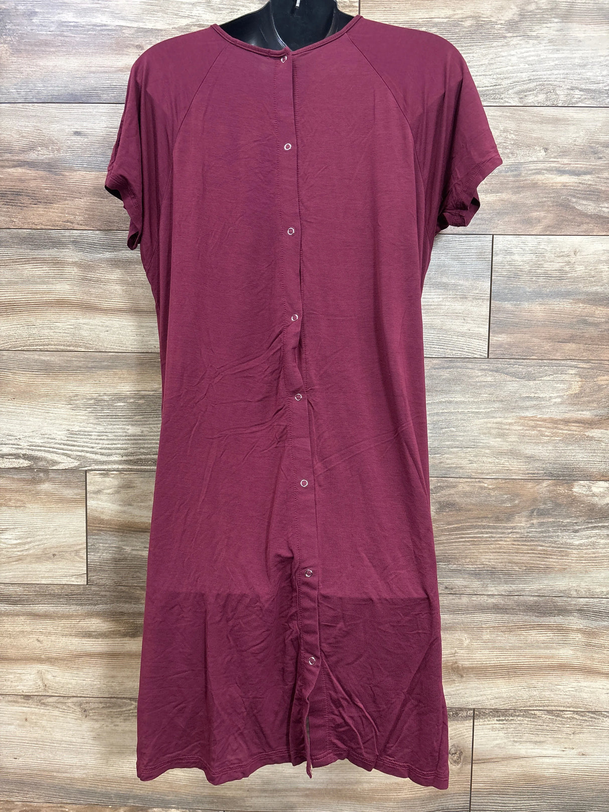 Ekouaer Labor Gown Burgundy sz Medium