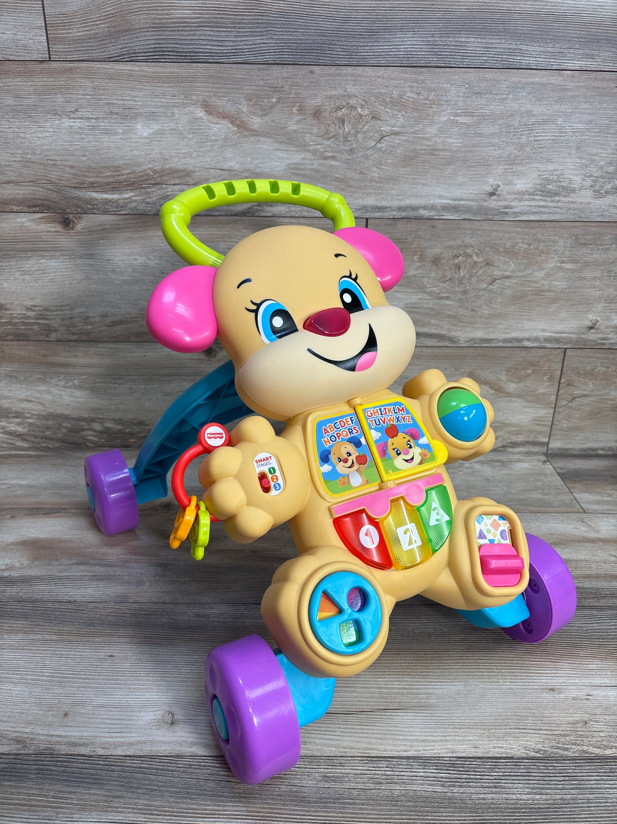 Fisher Price Laugh and Learn Smart Stages Learn With Puppy Walker Pink
