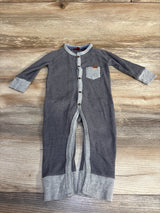 7 For All Mankind Thermal Coverall Grey sz 6-9m - Me n Mommy To Be