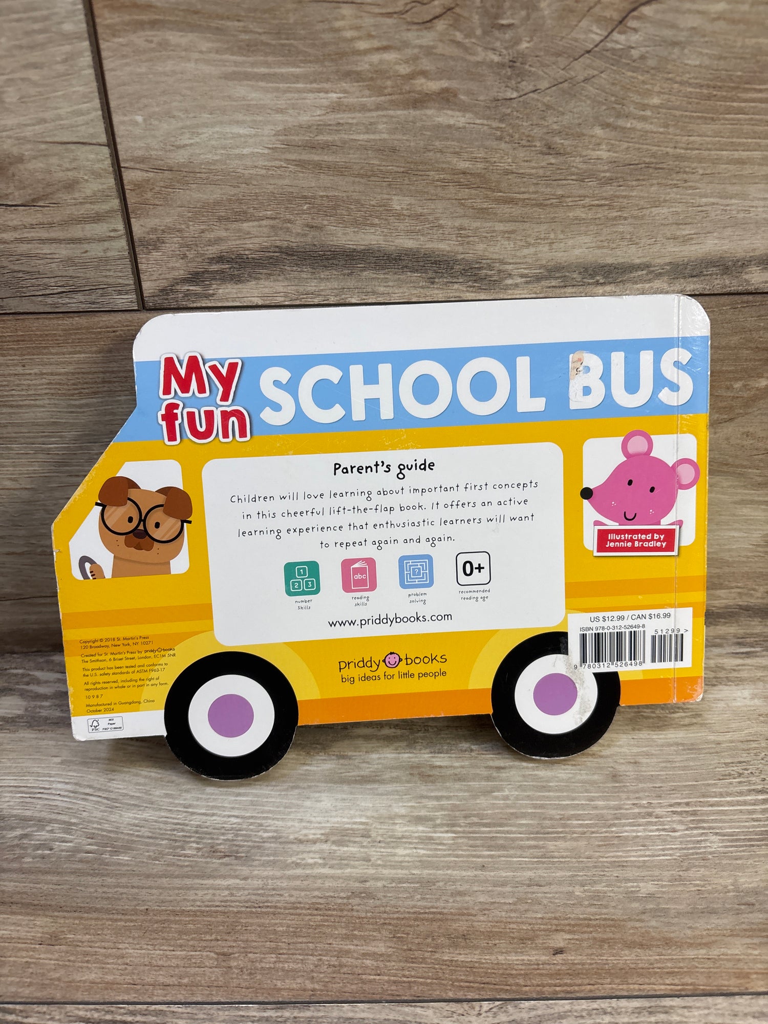 My Fun Flap Book: My Fun School Bus Board Book