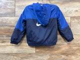 Nike Fleece Lined Water-Repellent Jacket Blue sz 3T