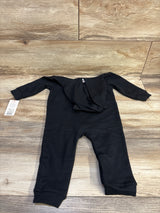 NEW Cat & Jack Halloween Cat Hooded Romper Black sz 12m