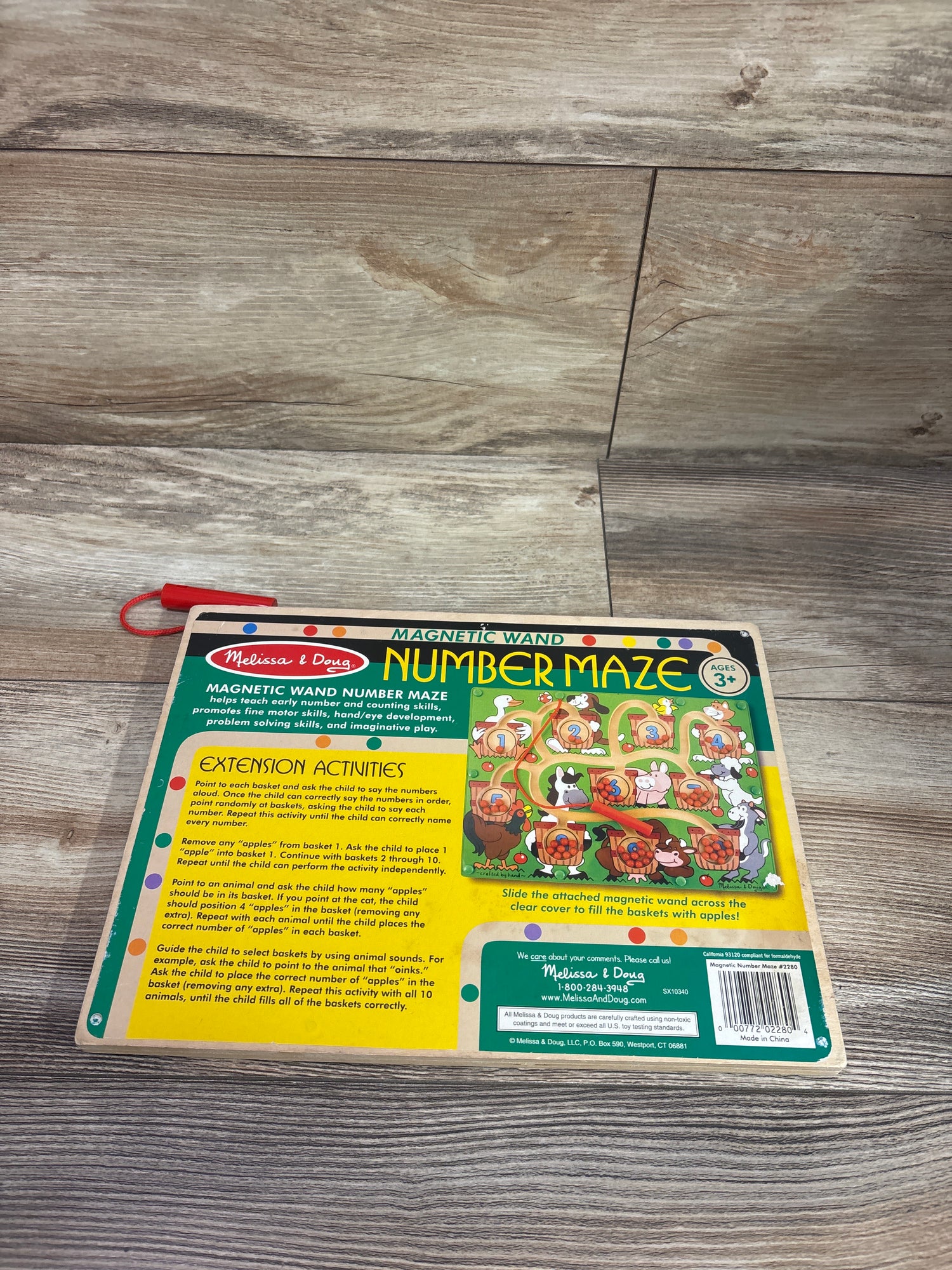 Melissa & Doug Magnetic Wand Number Maze