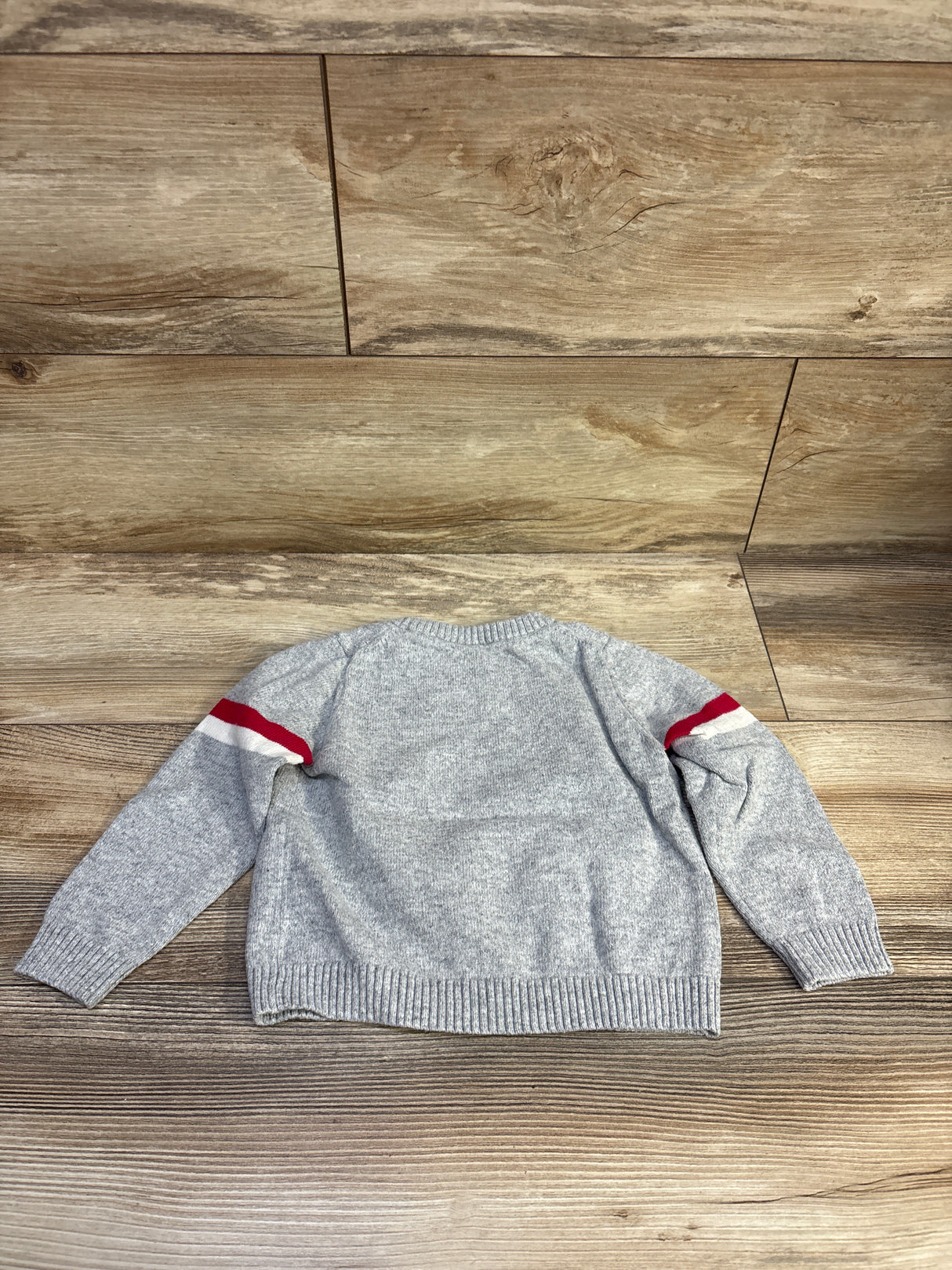 Janie & Jack Dinosaur Heart Sweater Grey sz 18-24m