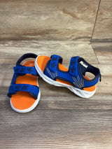 Carter's Light Up Double Strap Sandals Blue sz 12c