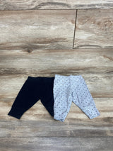 Simple Joys 2pk Pants Grey sz 0-3m