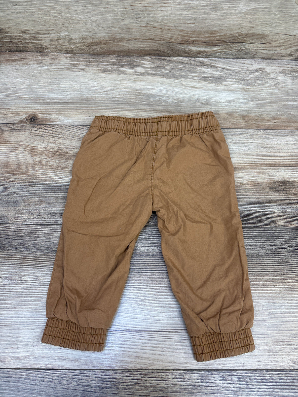 Carter's Lined Drawstring Joggers Tan sz 9m