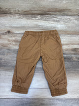 Carter's Lined Drawstring Joggers Tan sz 9m
