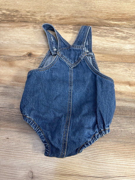 Old Navy Jean Shortall Romper Blue sz 18-24m - Me n Mommy To Be