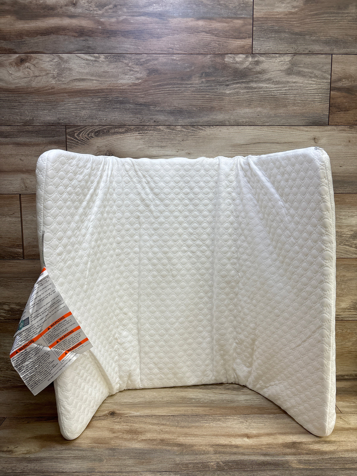Hiccapop PlayPad 1'' Thick Playard Mattress Pad, White with a Carry Bag