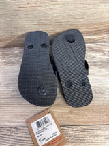 NEW Havaianas Flip Flops Beach & Surf Black sz 9c - Me n Mommy To Be