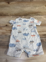 Carter's Henley Shortie Romper Grey sz 18m