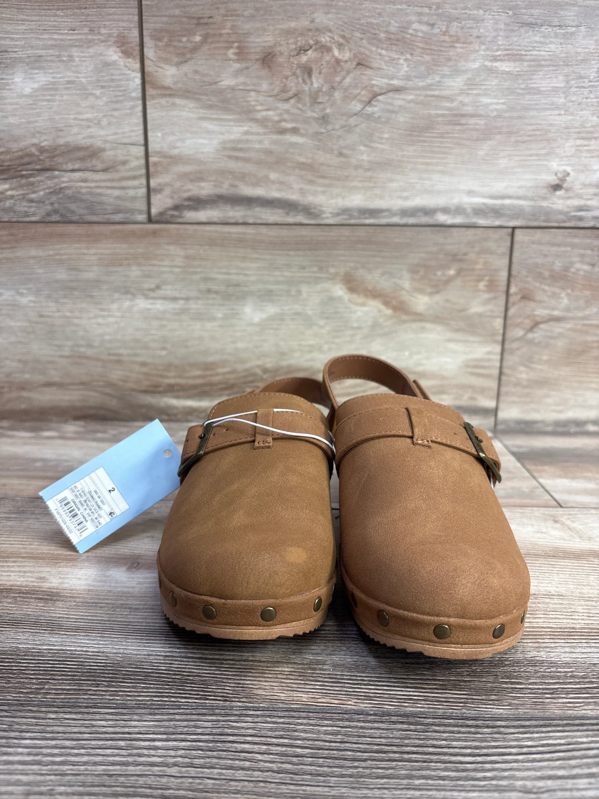 NEW Cat & Jack Rainey Clogs Cognac sz 2Y