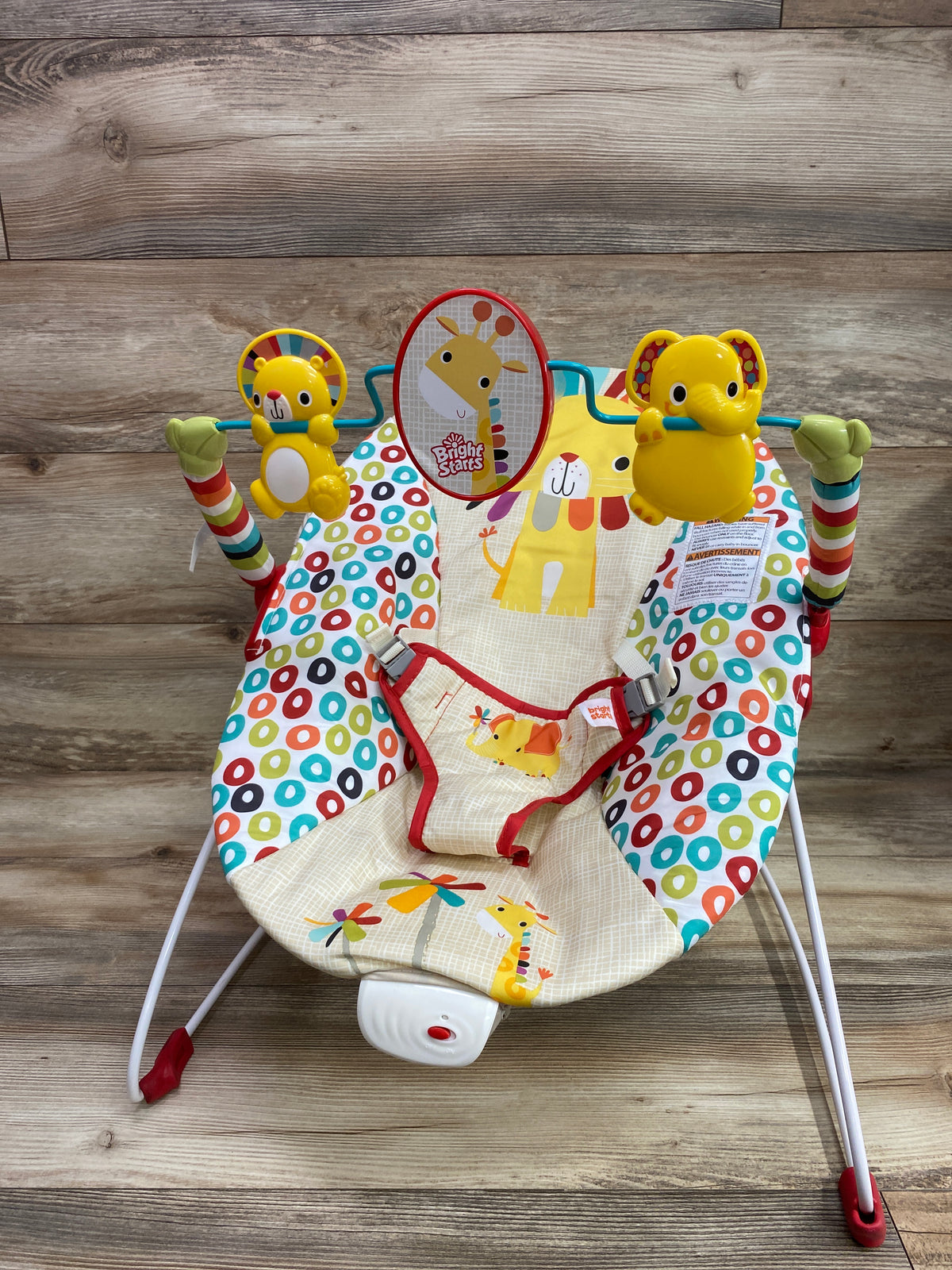 Bright Starts Playful Pinwheel Vibrating Baby Bouncer