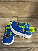 NEW Skechers S-Lights Glide-Step Light-Up Sneakers Blue sz 6c