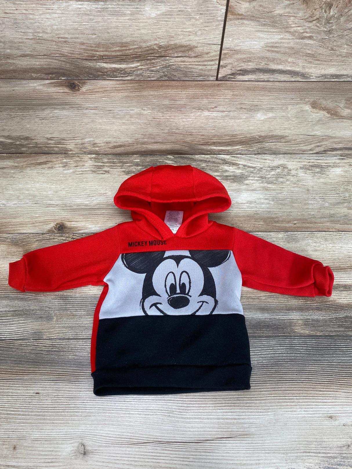 Disney Baby Mickey Mouse Hoodie Red sz 0-3m