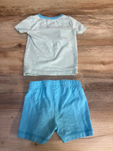 Only Boys 2pc Sea Creature Pajama Set Blue sz 18m